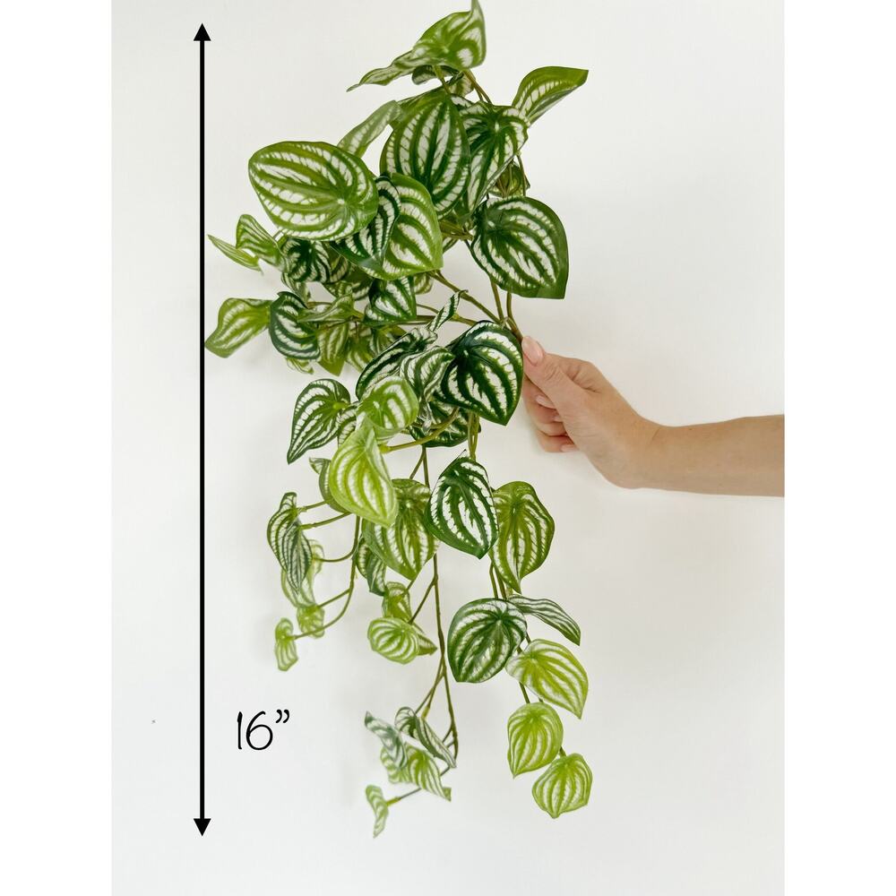 Faux Watermelon Hanging Bush 16" - High Quality Artificial Hanging Plant - Picture 4 of 4